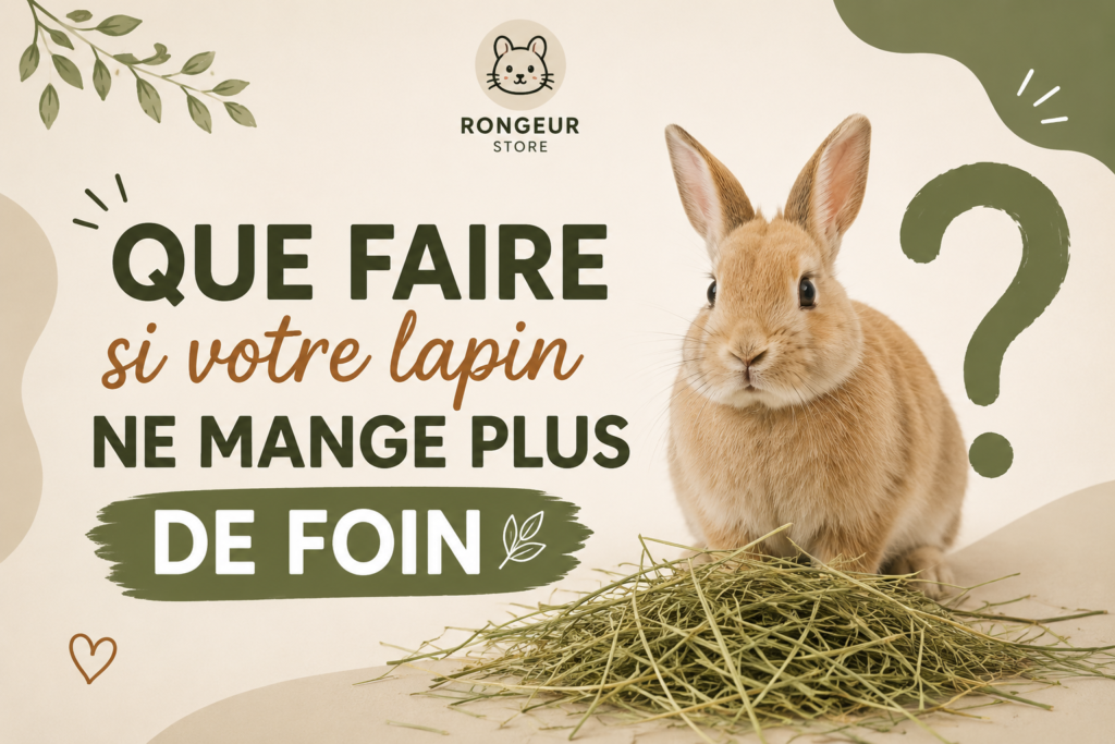 lapin ne mange plus de foin