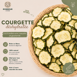 Courgette déshydratée