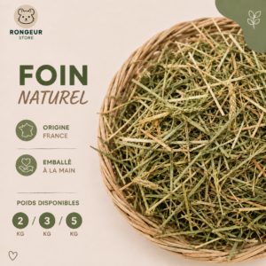 Foin naturel, foin rongeur, foin lapin